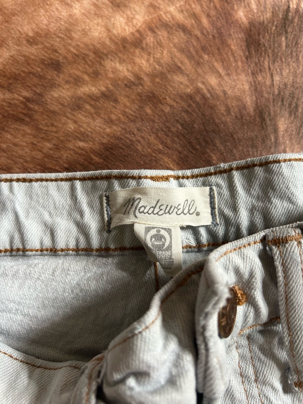 Madewell The Perfect Vintage Wide Leg Crop Jeans Light Wash Size 28 Quiet Luxury - Picture 5 of 9